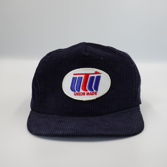 Vintage Union Made Corduroy Strapback Hat