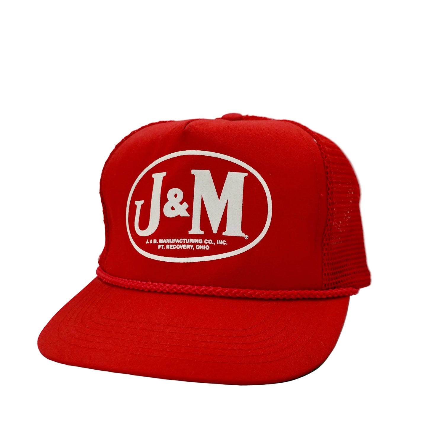 Vintage J & M Manufacturing Ohio Snapback Trucker Hat