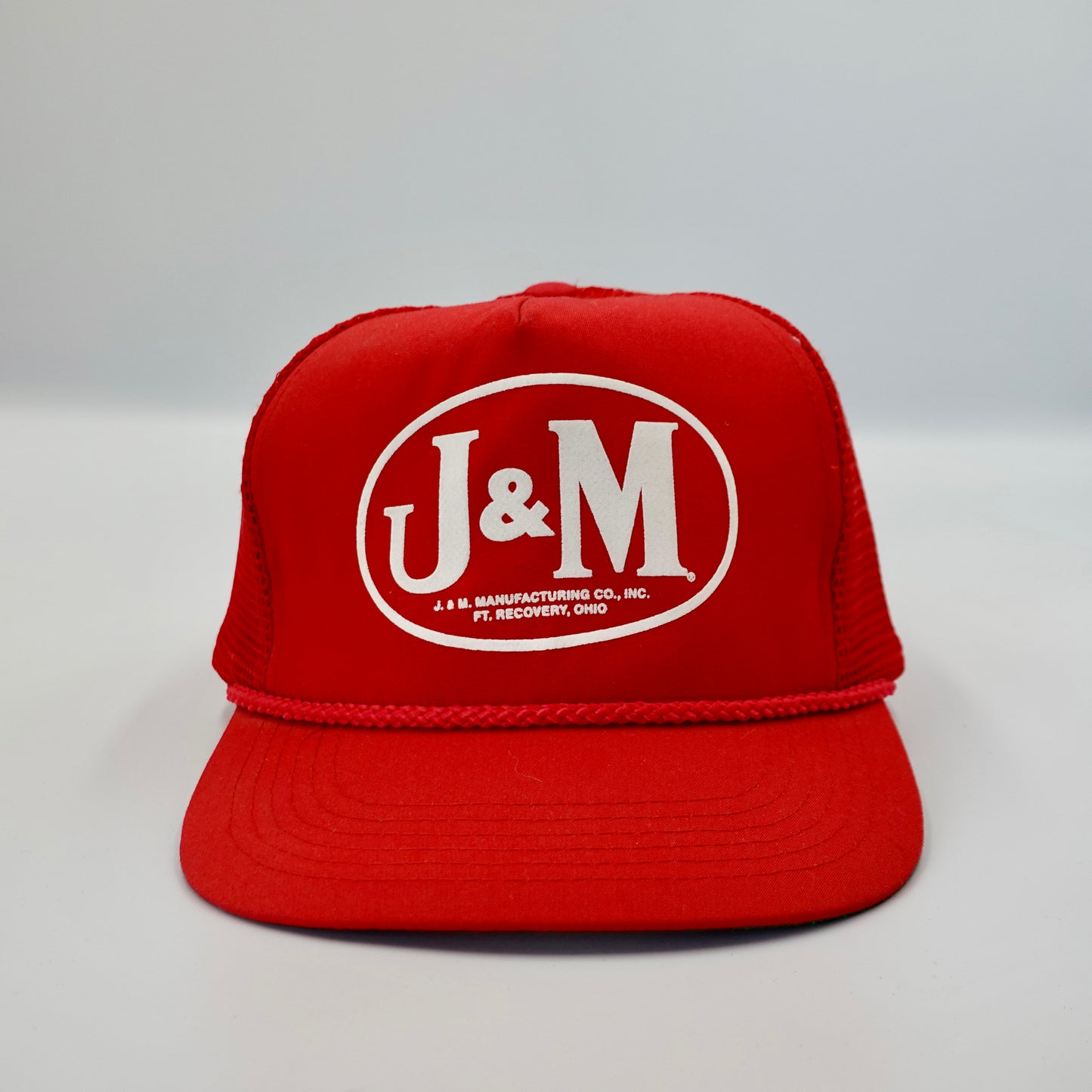 Vintage J & M Manufacturing Ohio Snapback Trucker Hat