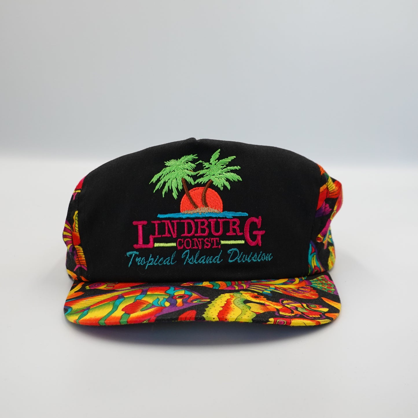 Vintage Lindburg Tropical Strapback Hat