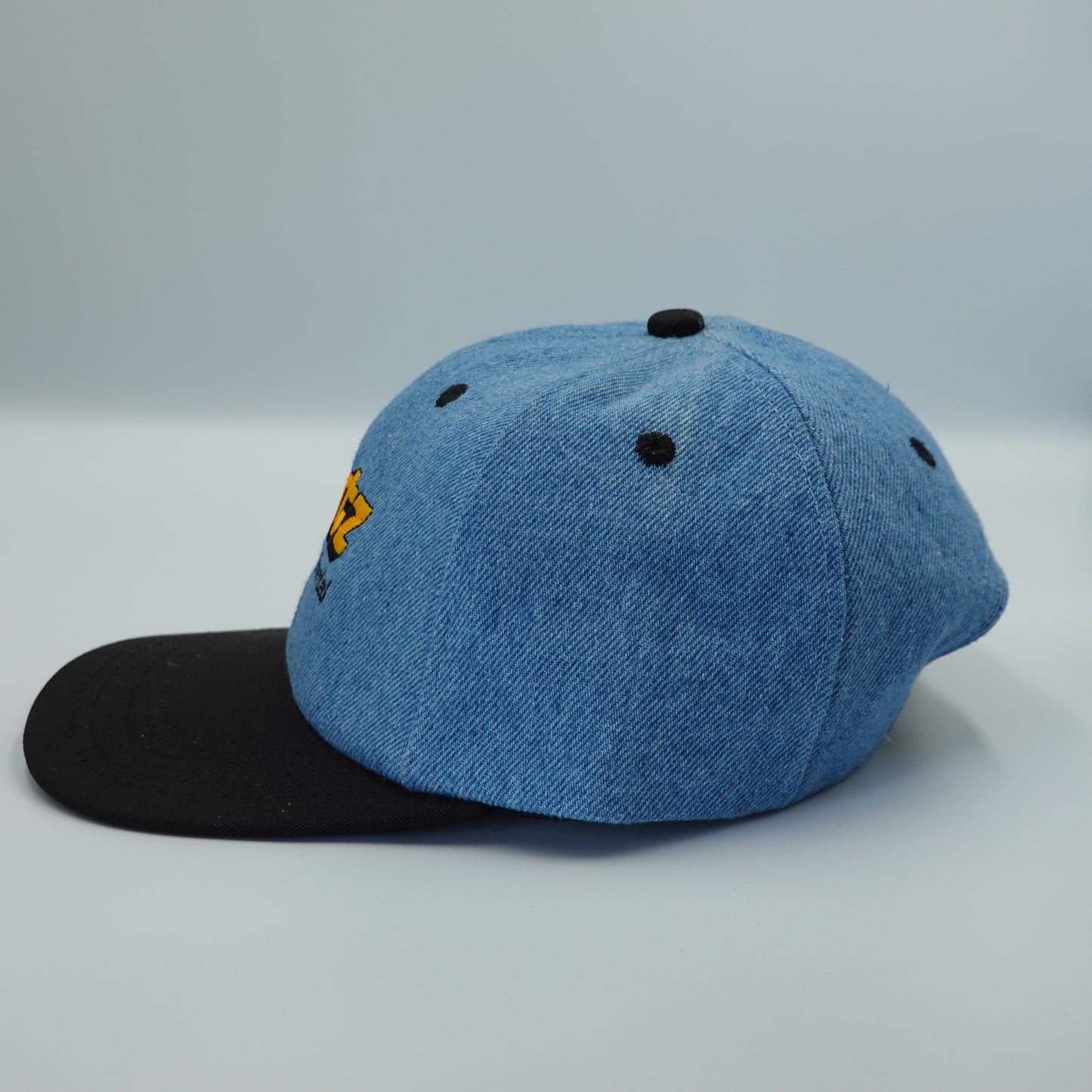 Vintage Hertz Equipment Rental Denim Snapback Hat