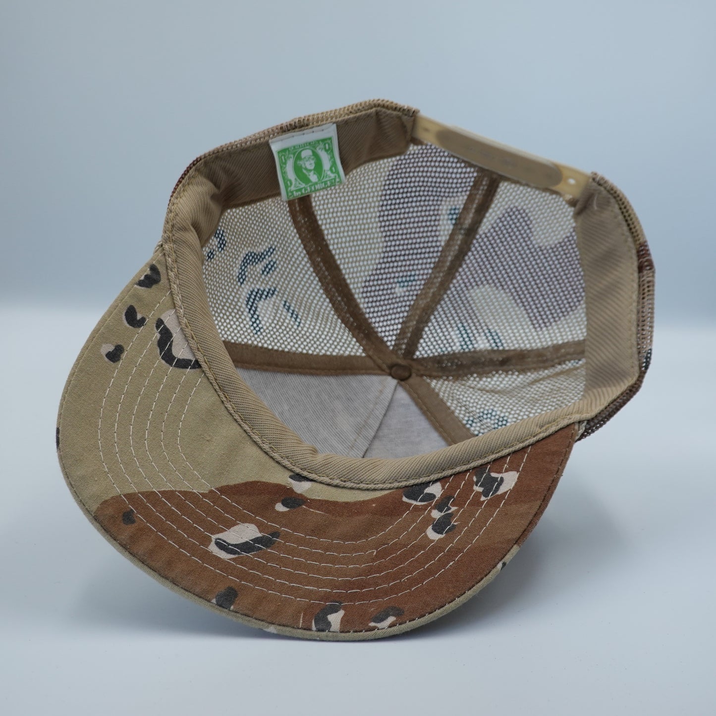 Vintage Desert Storm Victory Camo Snapback Trucker Hat