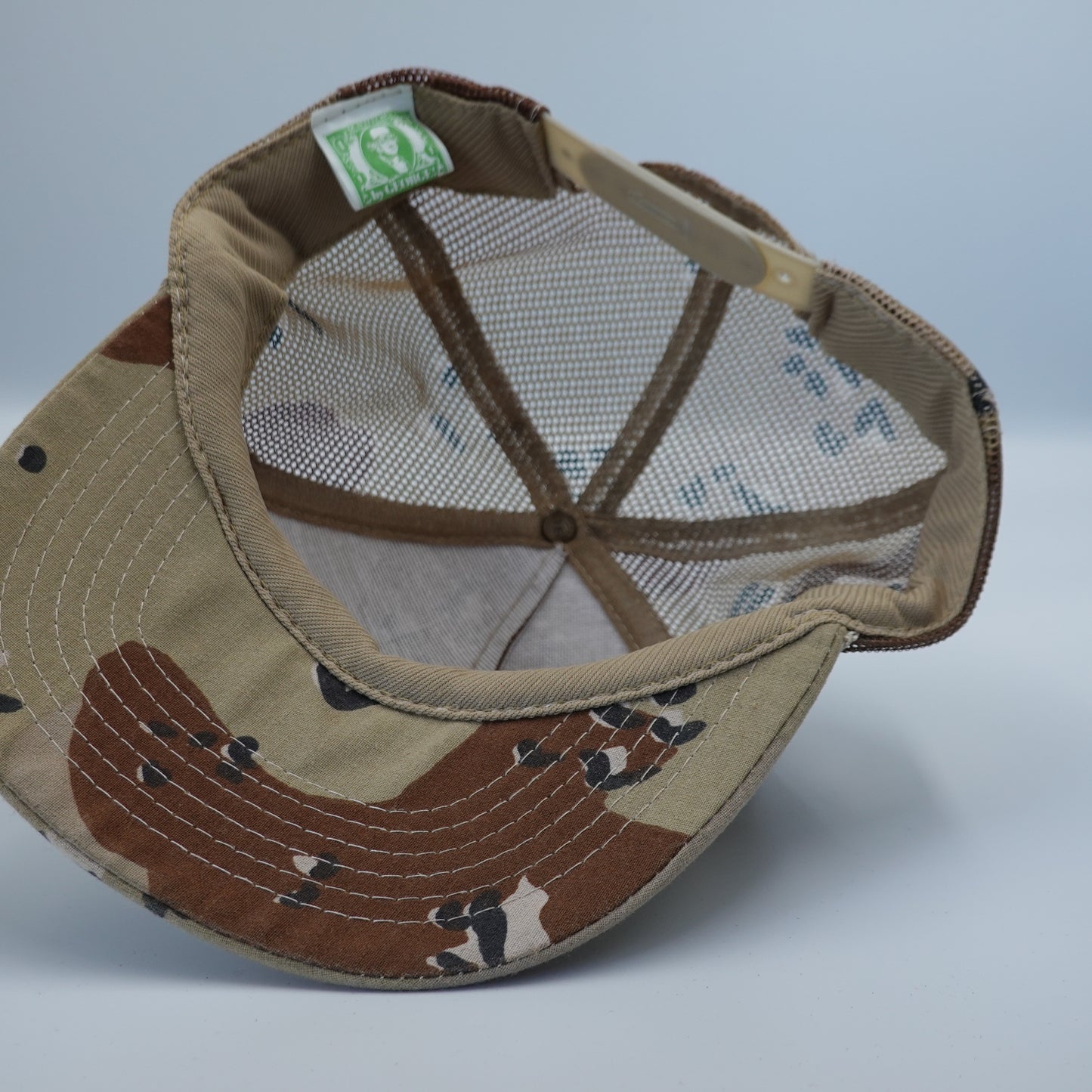Vintage Desert Storm Victory Camo Snapback Trucker Hat