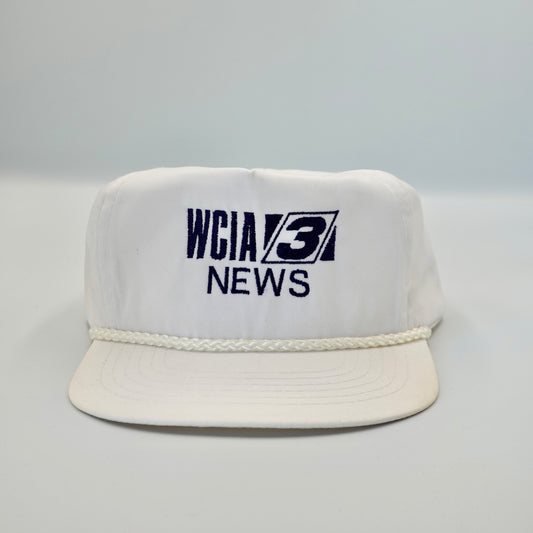 Vintage WCIA 3 News Illinois Snapback Hat
