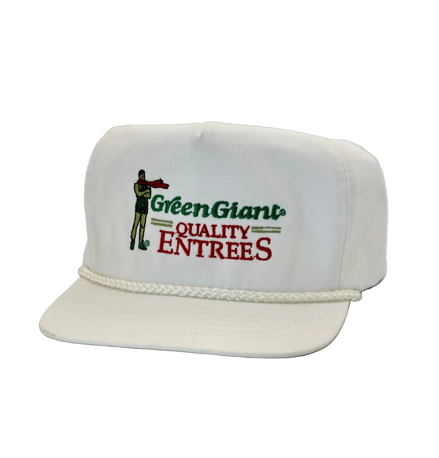Vintage Green Giant Quality Entrees Strapback Hat