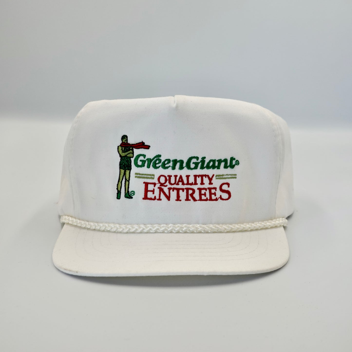Vintage Green Giant Quality Entrees Strapback Hat