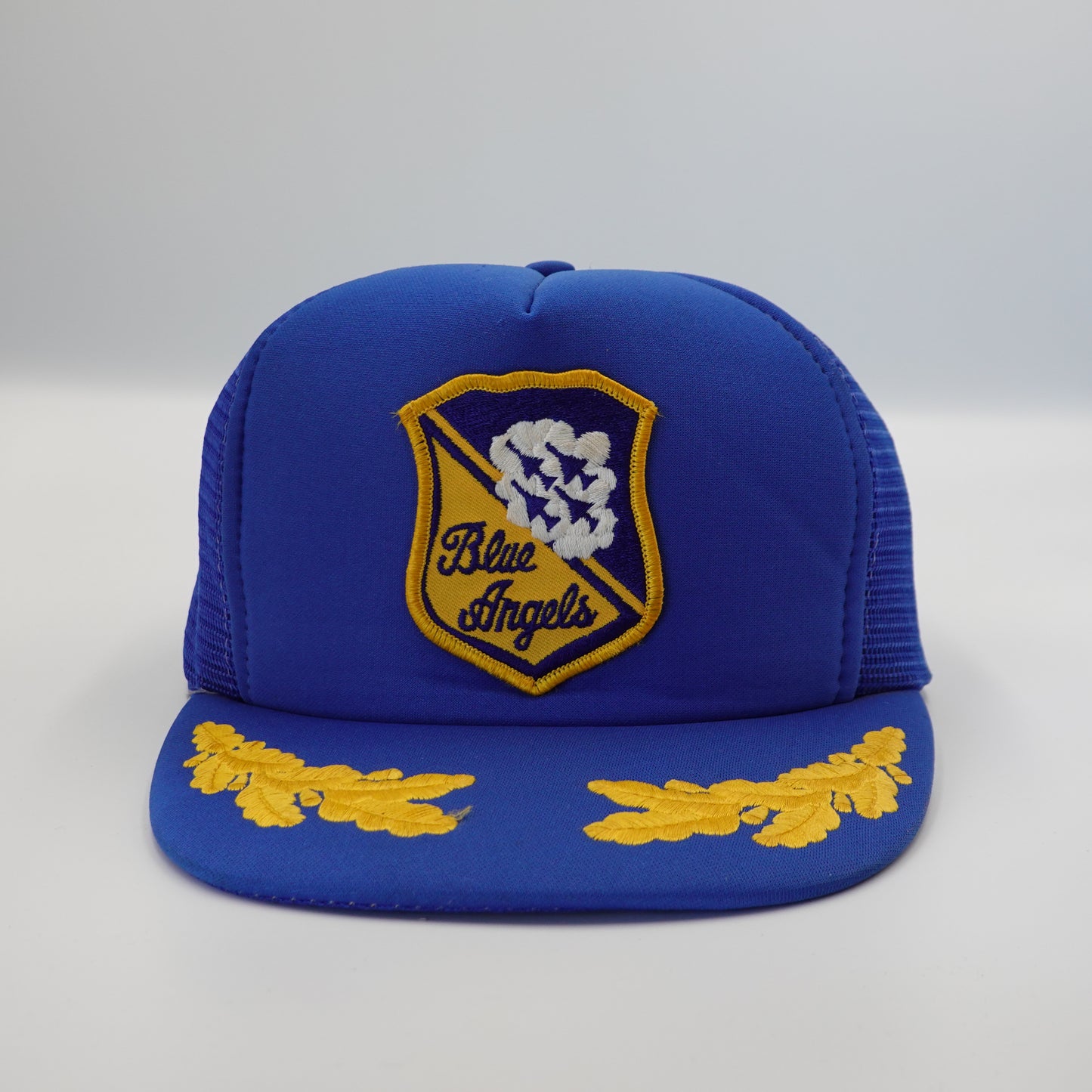 Vintage Blue Angels Snapback Trucker Hat
