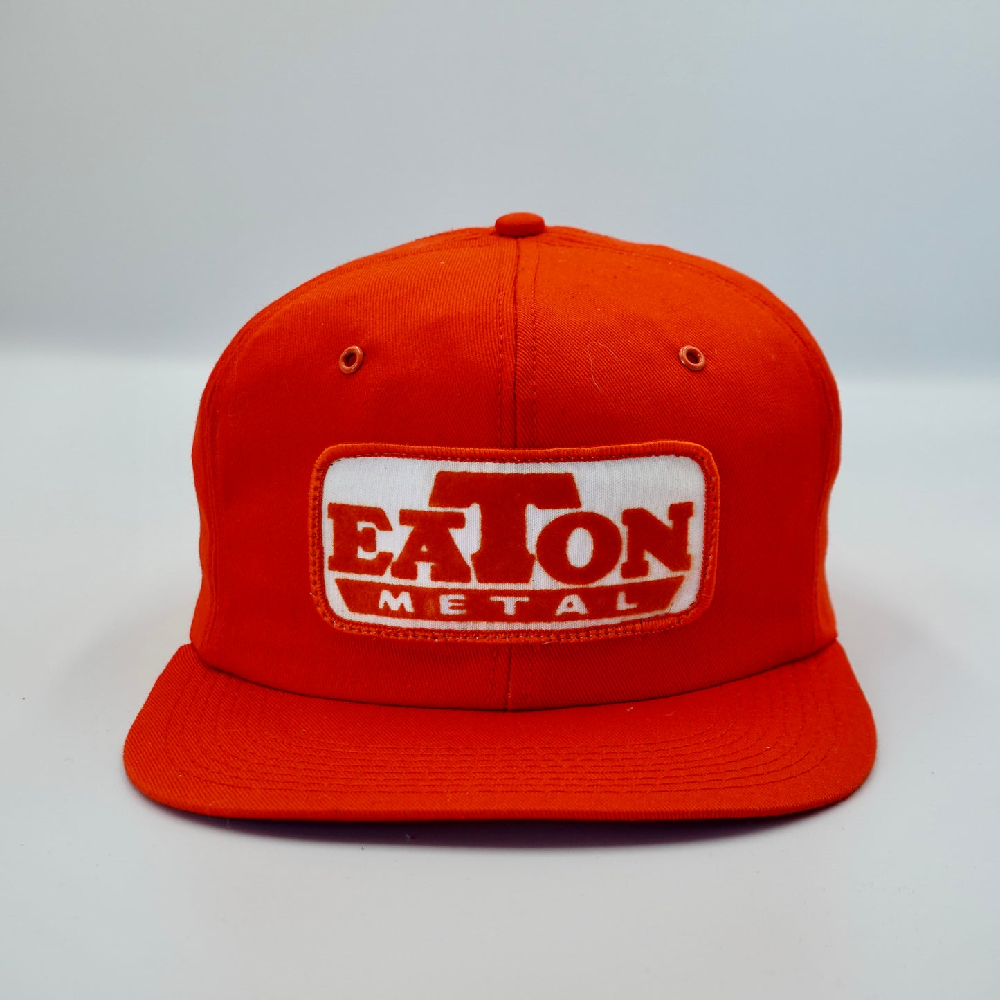 Vintage Eaton Metal Snapback Hat