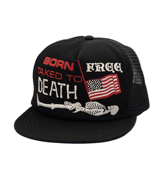 Vintage Born Free Taxed to Death Snapback Trucker Hat