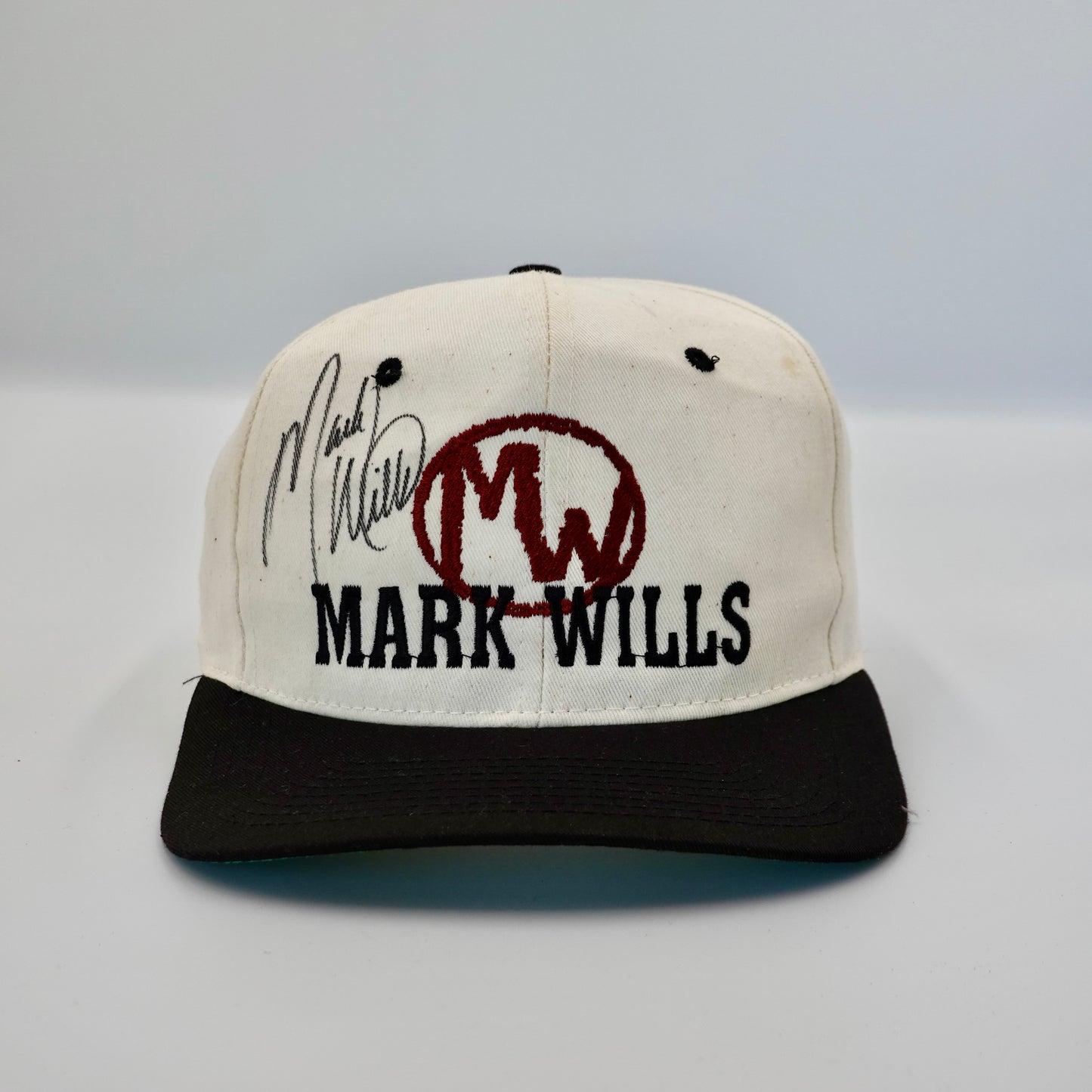 Vintage Mark Willis Autographed Snapback Hat