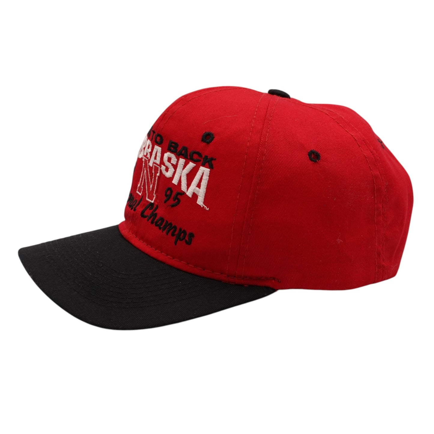 Vintage Nebraska Huskers 1994 1995 National Champs Snapback Hat