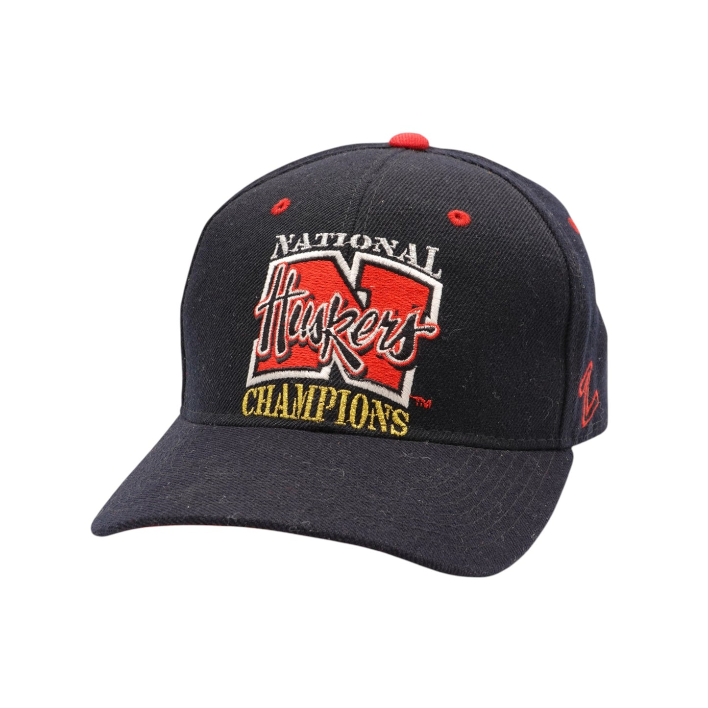 Vintage Nebraska Huskers 1994 1995 National Champions Fitted Hat
