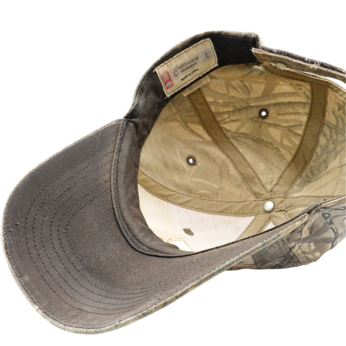 Vintage Nebraska Huskers Camo Velcro Hat