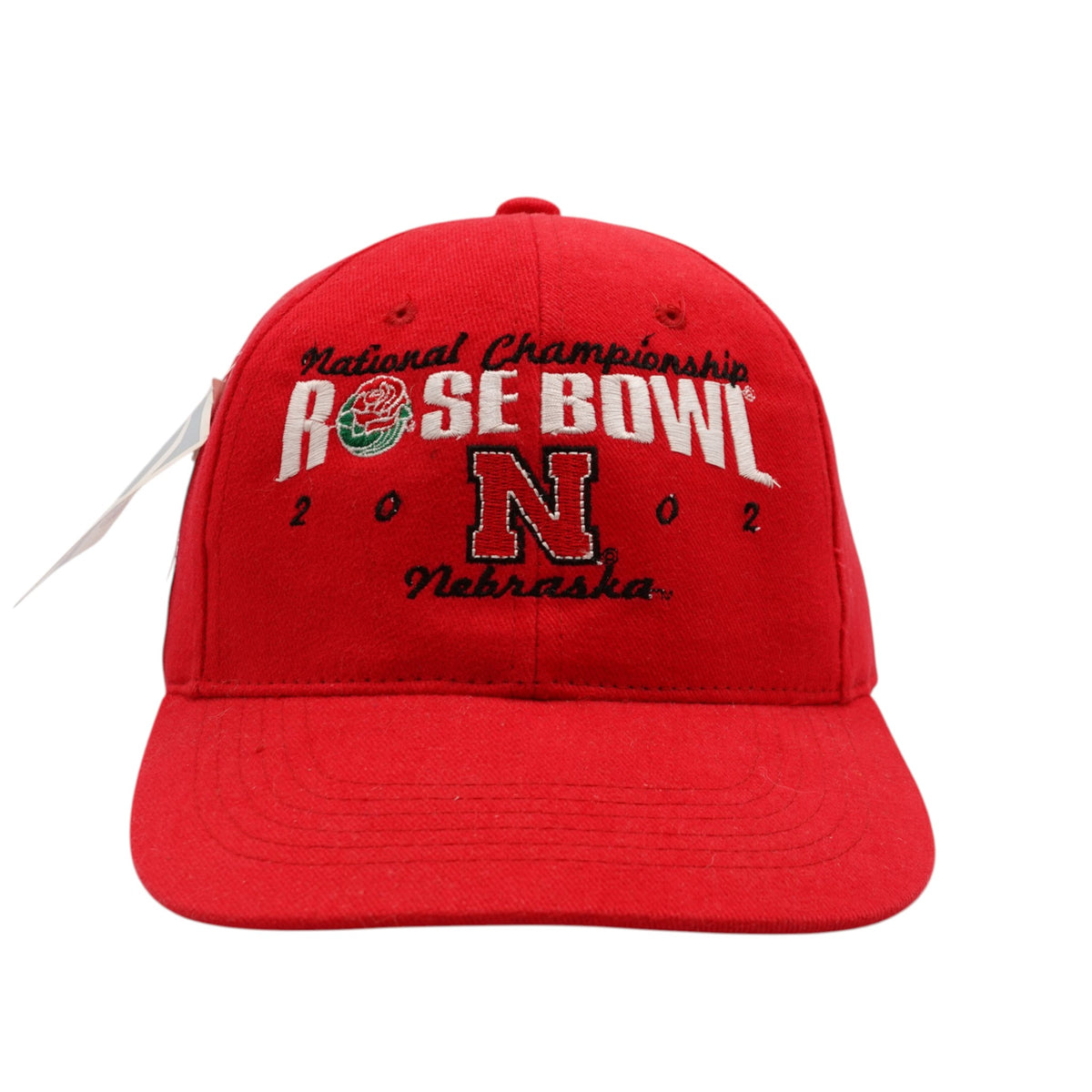 Vintage Nebraska Huskers 2002 Rose Bowl National Championship Strapback Hat NWT