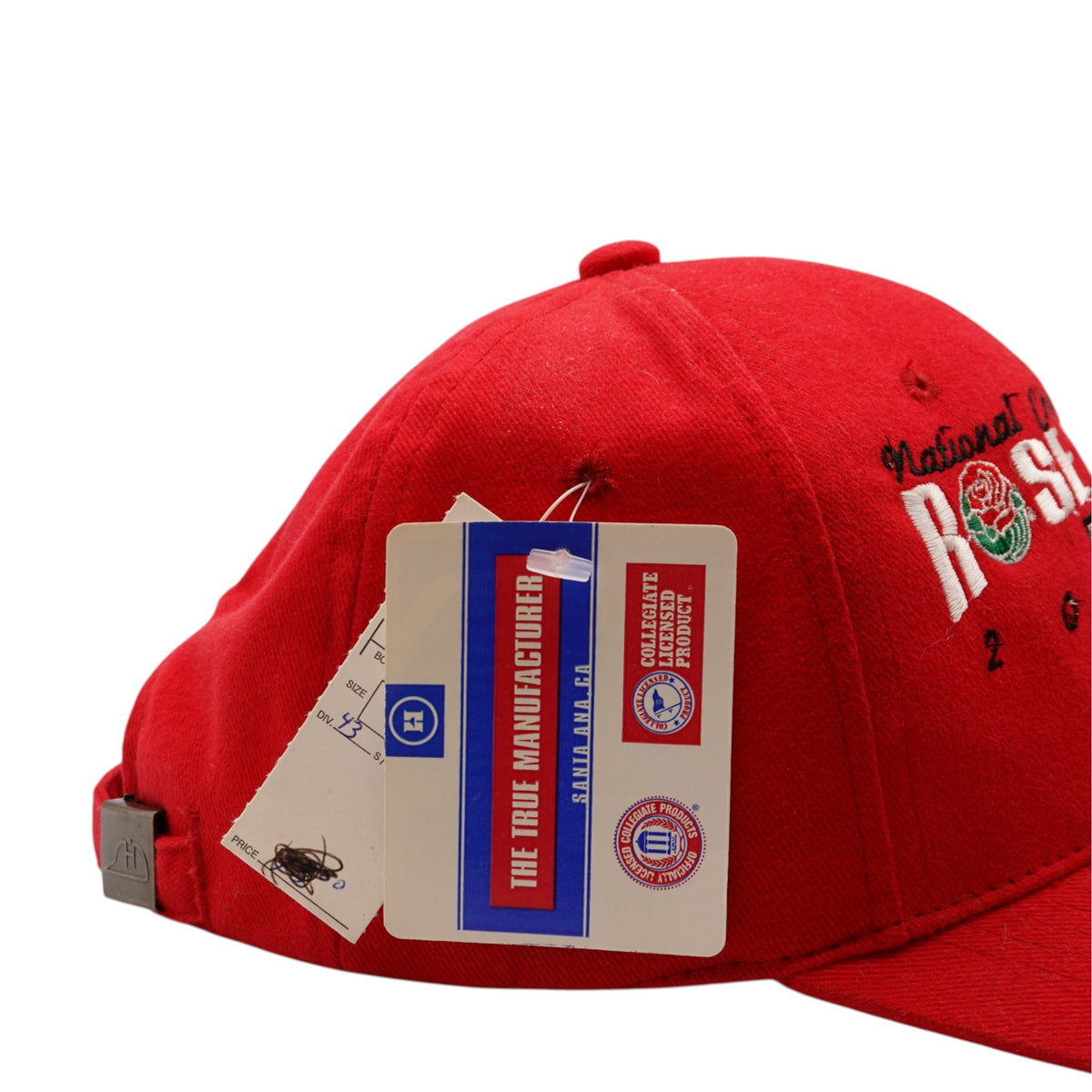 Vintage Nebraska Huskers 2002 Rose Bowl National Championship Strapback Hat NWT