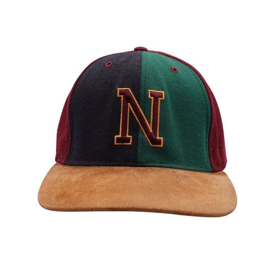 Vintage Nebraska Huskers Suede Snapback Hat