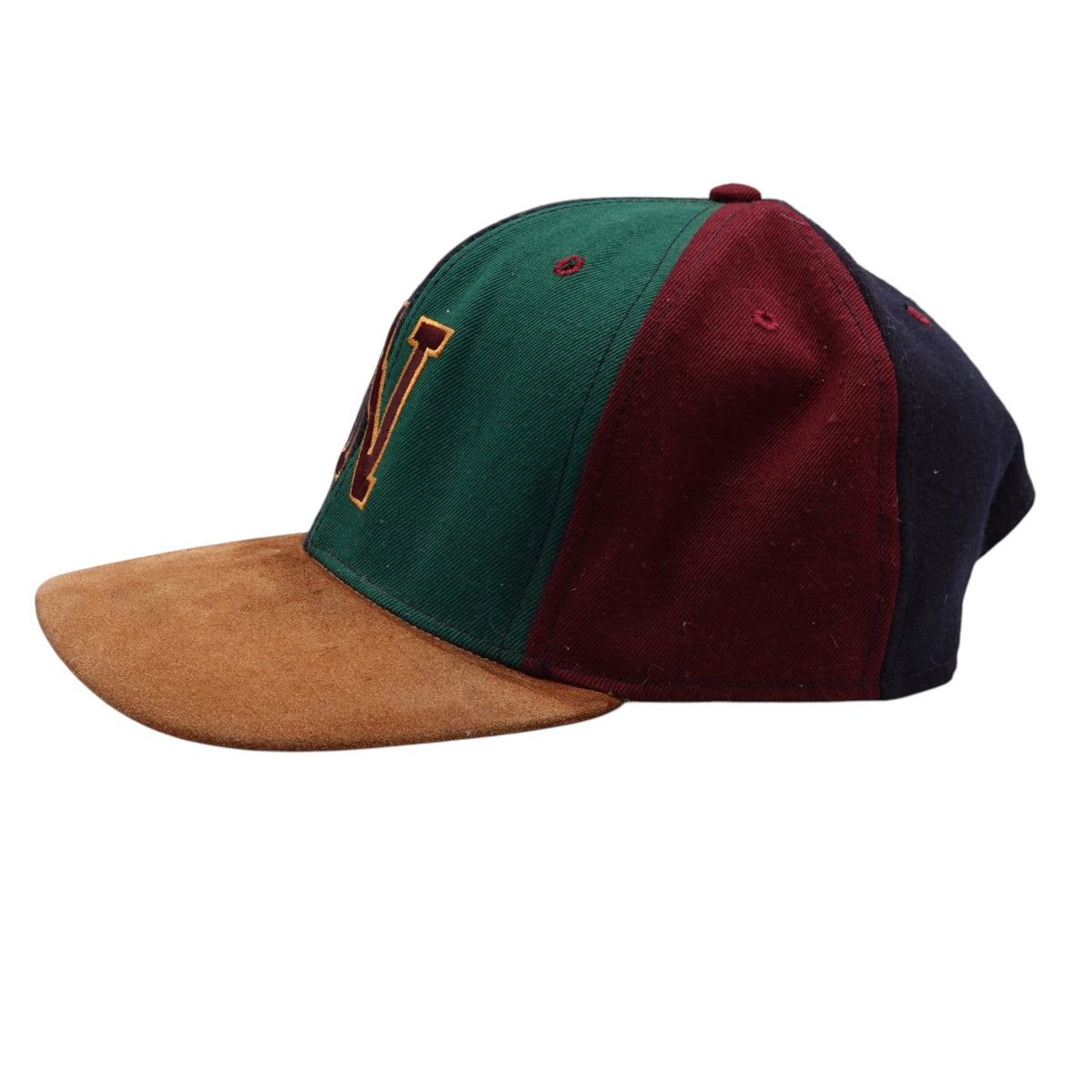 Vintage Nebraska Huskers Suede Snapback Hat