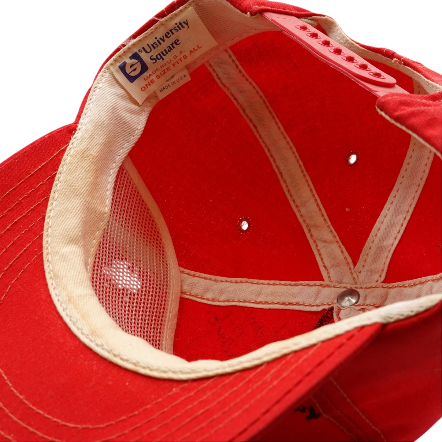 Vintage TOM OSBORNE SIGNED Nebraska Huskers Snapback Hat