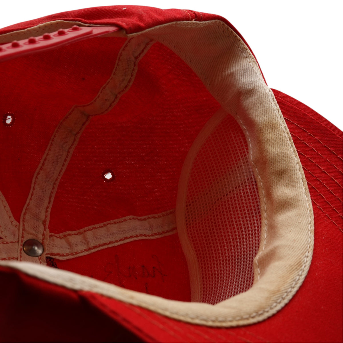 Vintage TOM OSBORNE SIGNED Nebraska Huskers Snapback Hat