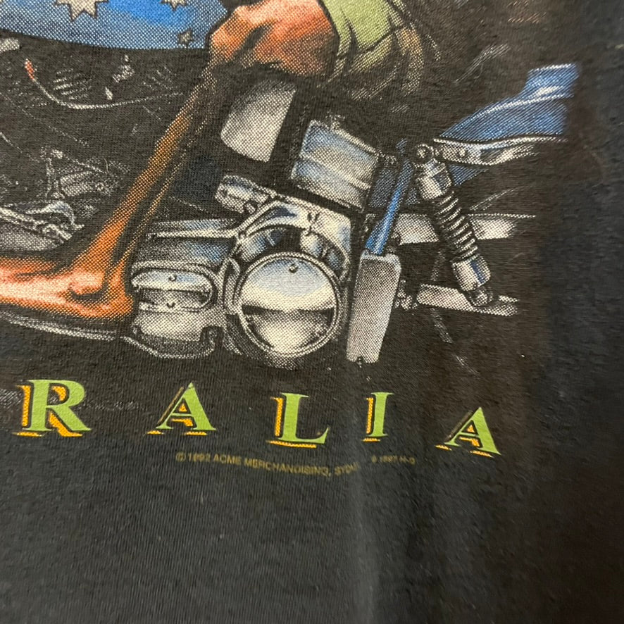 Vintage Harley Davidson Kangaroo Australia Shirt XL
