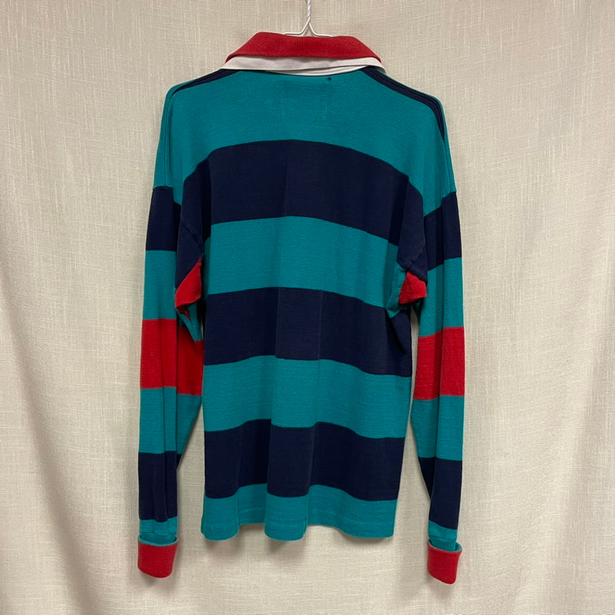 Vintage Dehen Rugby Polo Shirt L