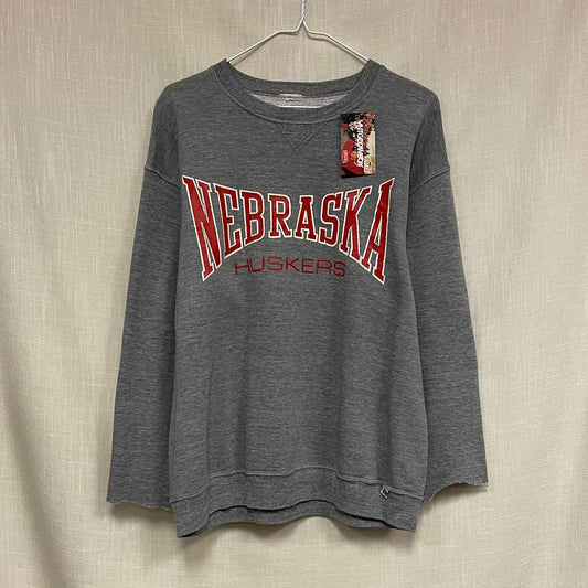 Vintage Nebraska Huskers Crewneck L *FLAW*