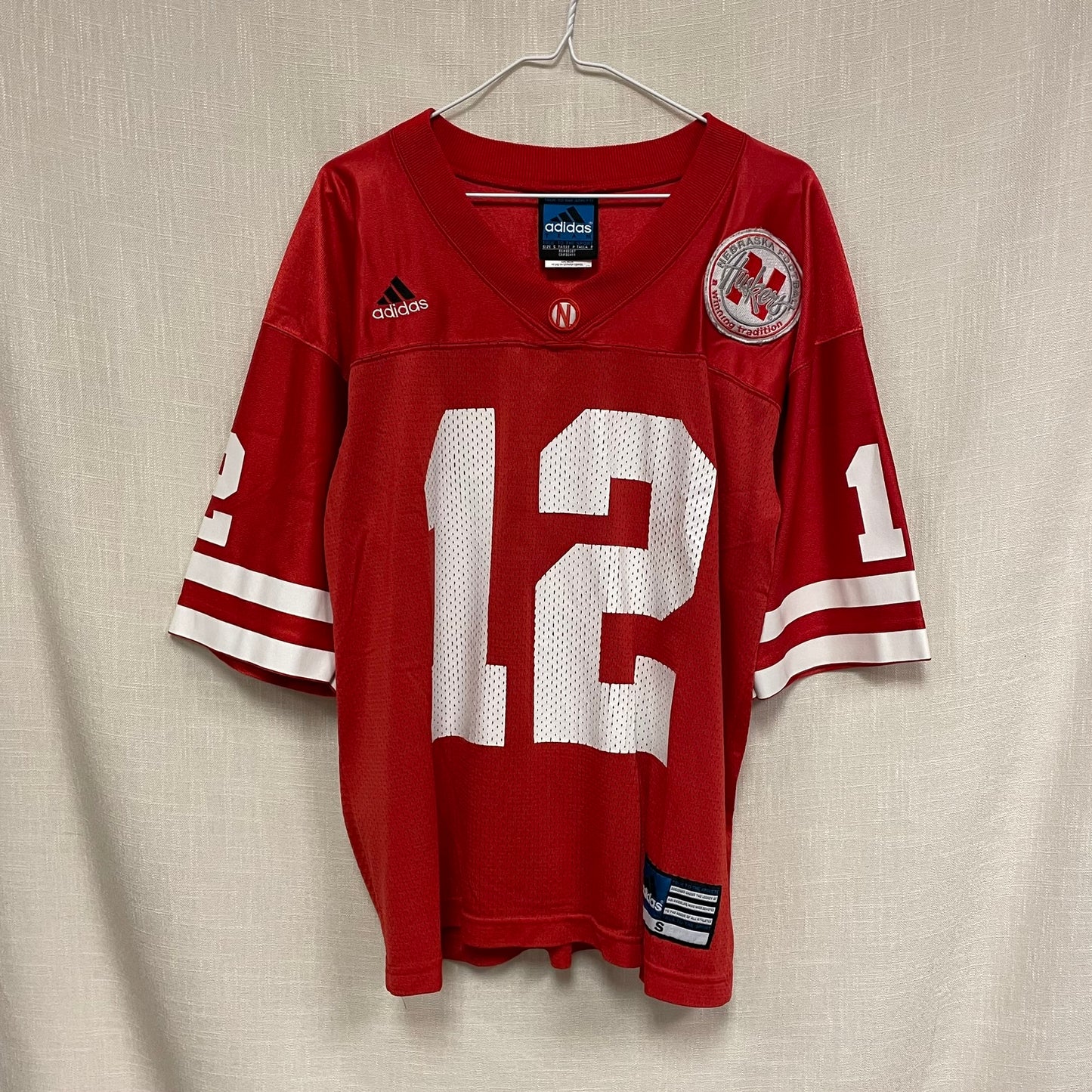 Vintage Nebraska Huskers Adidas Jersey S