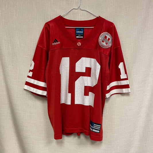 Vintage Nebraska Huskers Adidas Jersey S