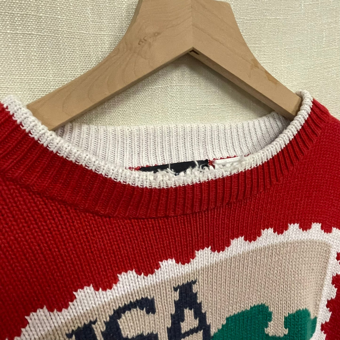Vintage USA Golf Poststamp Sweater L