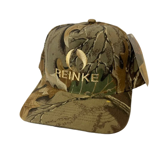 Vintage Reinke Camo Snapback Hat NWT