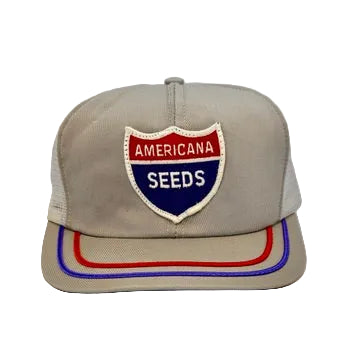 Vintage Americana Seeds Snapback Trucker Hat