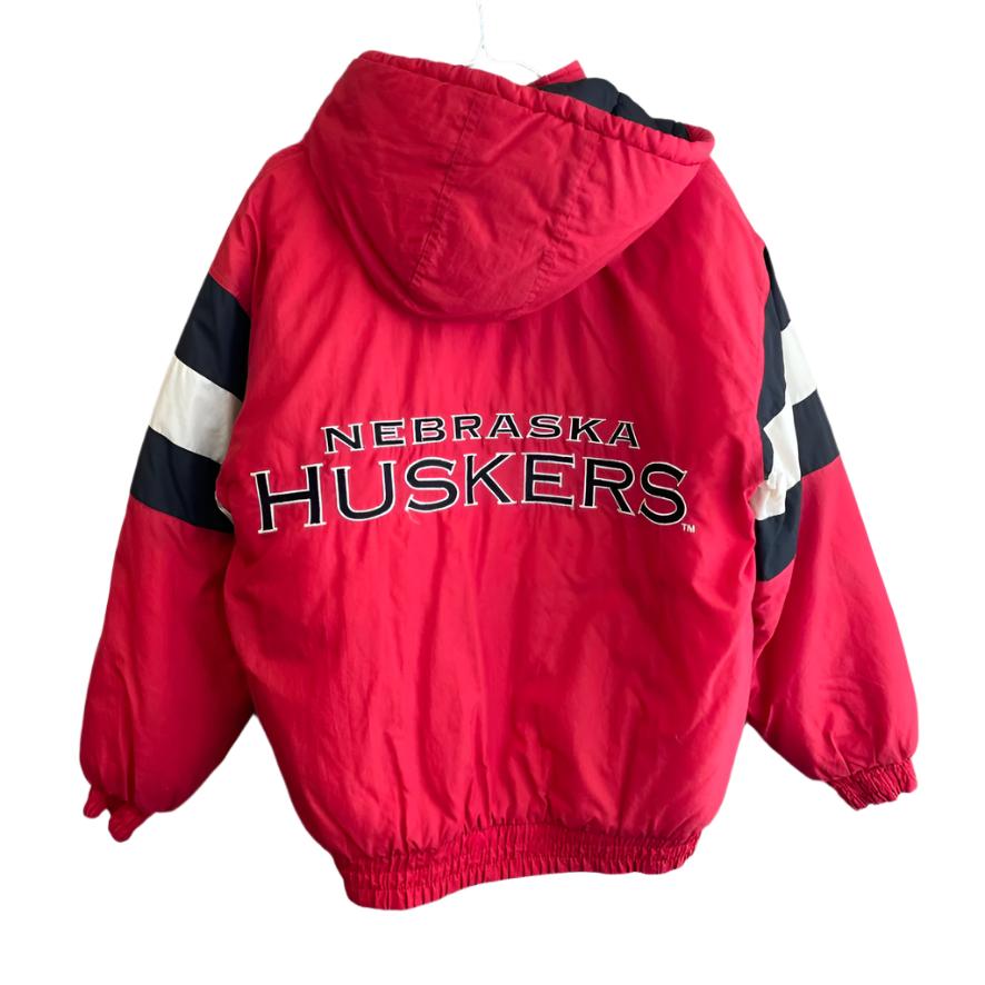 Vintage Nebraska Huskers Puffer Jacket LOGO 7 M