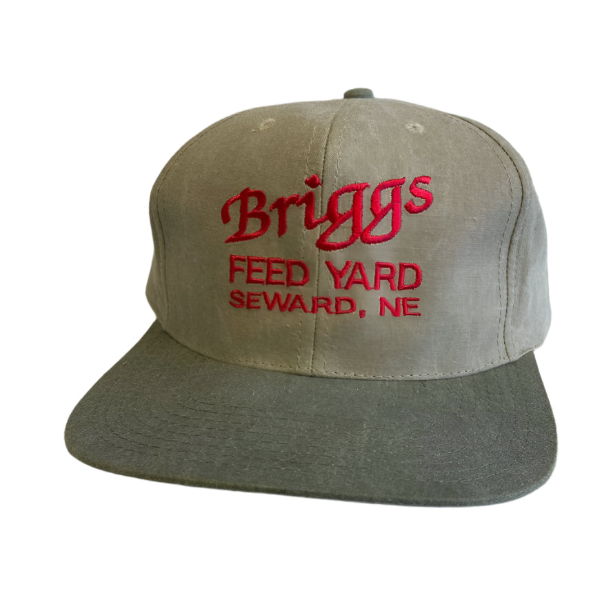 Vintage Briggs Feed Yard Seward, Nebraska Snapback Hat