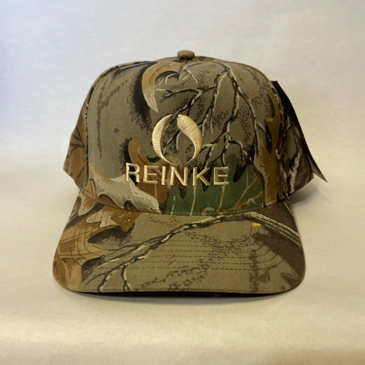 Vintage Reinke Camo Snapback Hat NWT