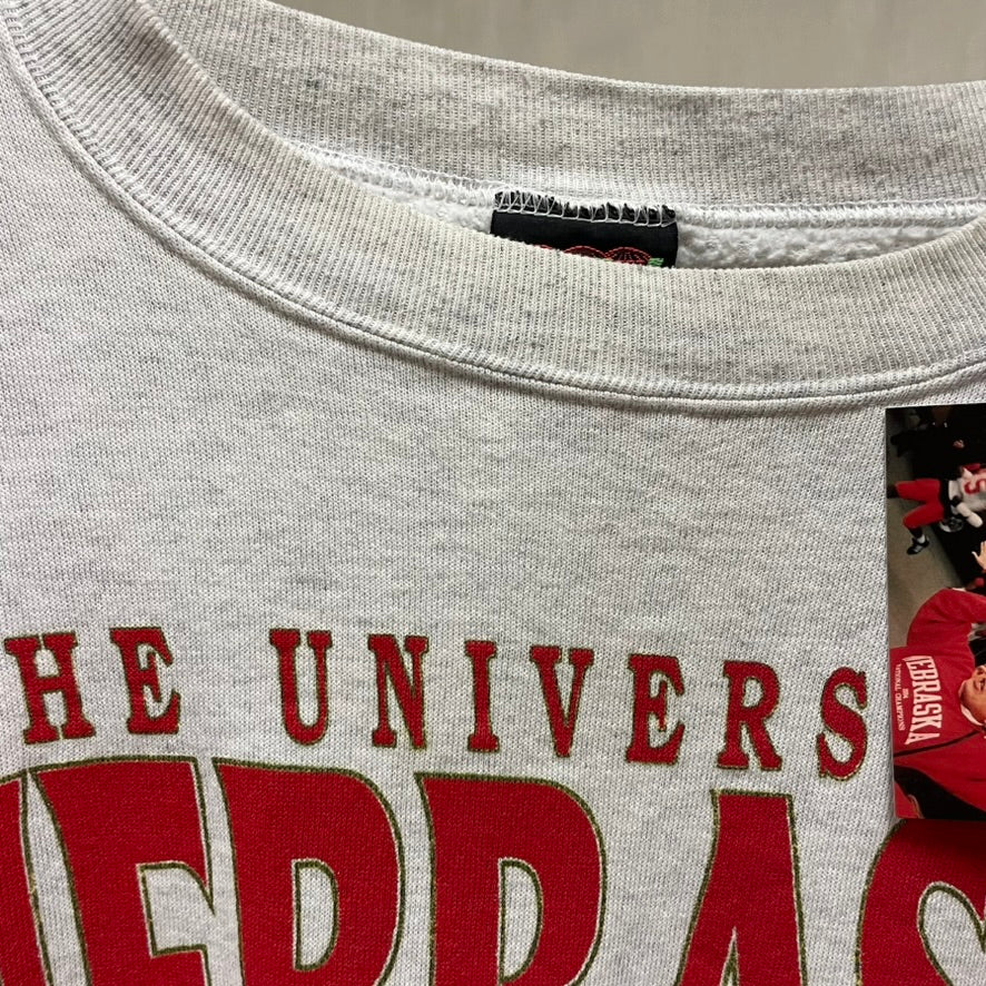 Vintage Nebraska Huskers Crewneck XL