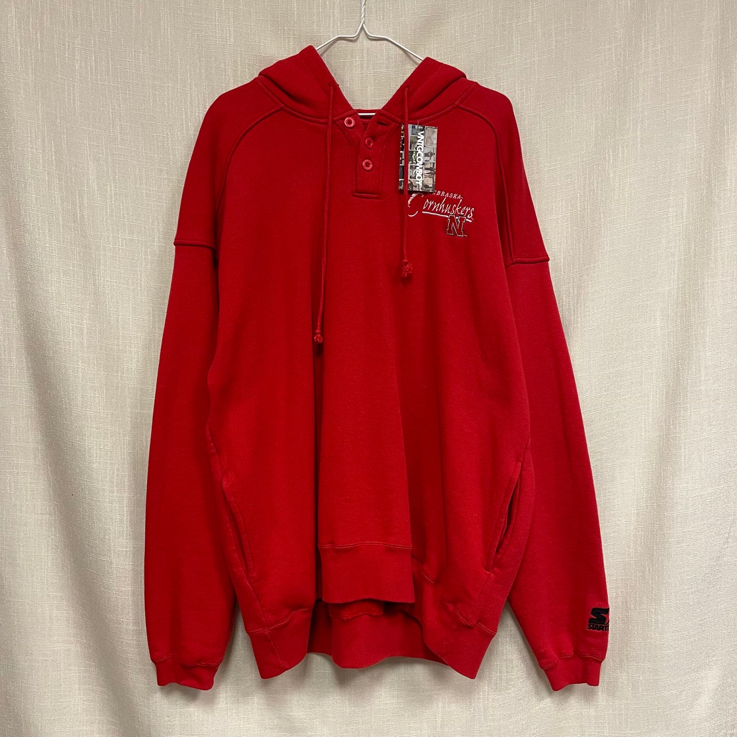 Vintage Nebraska Huskers STARTER Hoodie XL