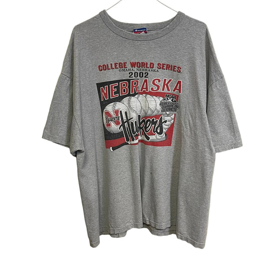 Vintage Nebraska Huskers 2001 College World Series Shirt XL