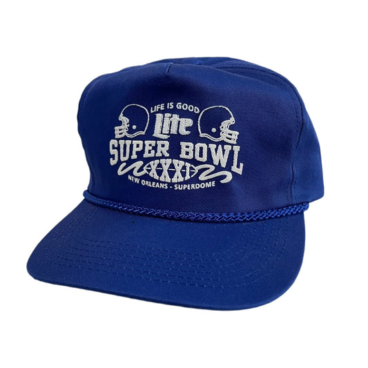 Vintage Super Bowl 31 Miller Lite Snapback