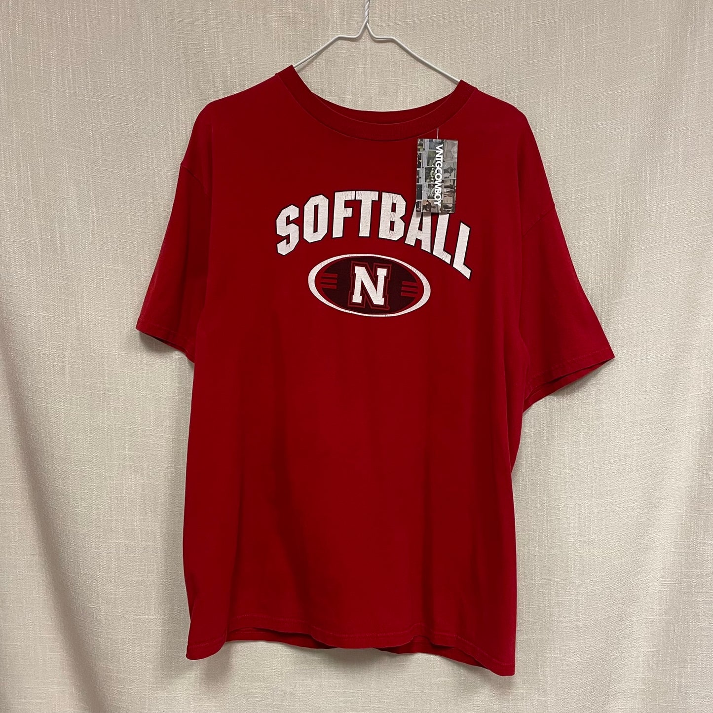 Vintage Nebraska Huskers Softball Shirt M