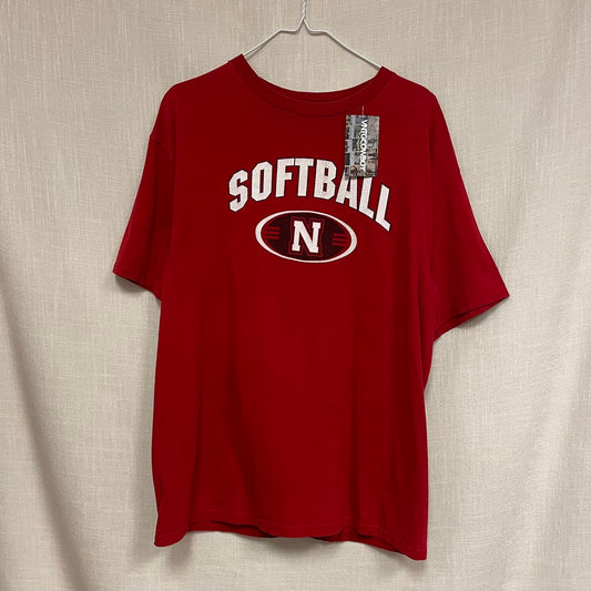 Vintage Nebraska Huskers Softball Shirt M