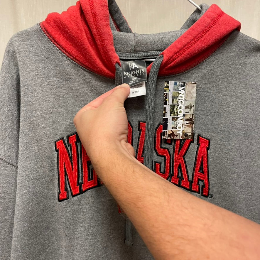 Vintage Nebraska Huskers Hoodie XL