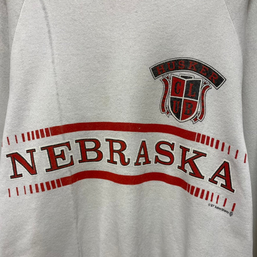 Vintage Nebraska Huskers Crewneck M