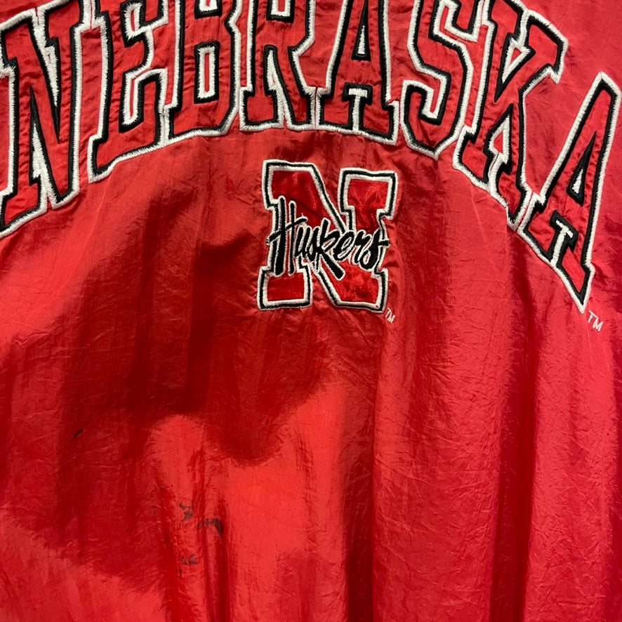 Vintage Nebraska Huskers Windbreaker M