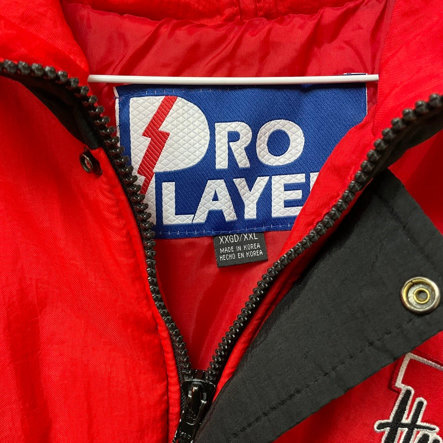 Vintage Nebraska Huskers Pro Player Puffer Jacket XXL