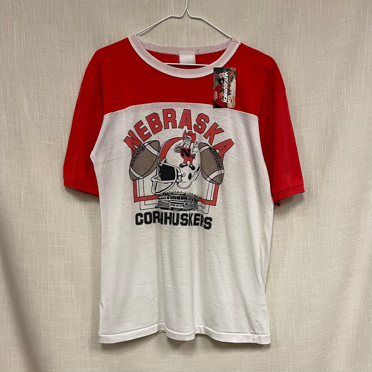 Vintage Nebraska Huskers 80s Shirt M
