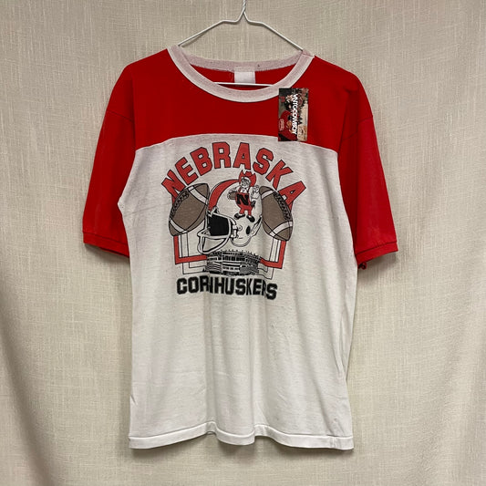 Vintage Nebraska Huskers 80s Shirt M