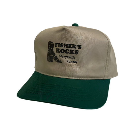 Vintage Fisher's Rocks Marysville Kansas Snapback Hat