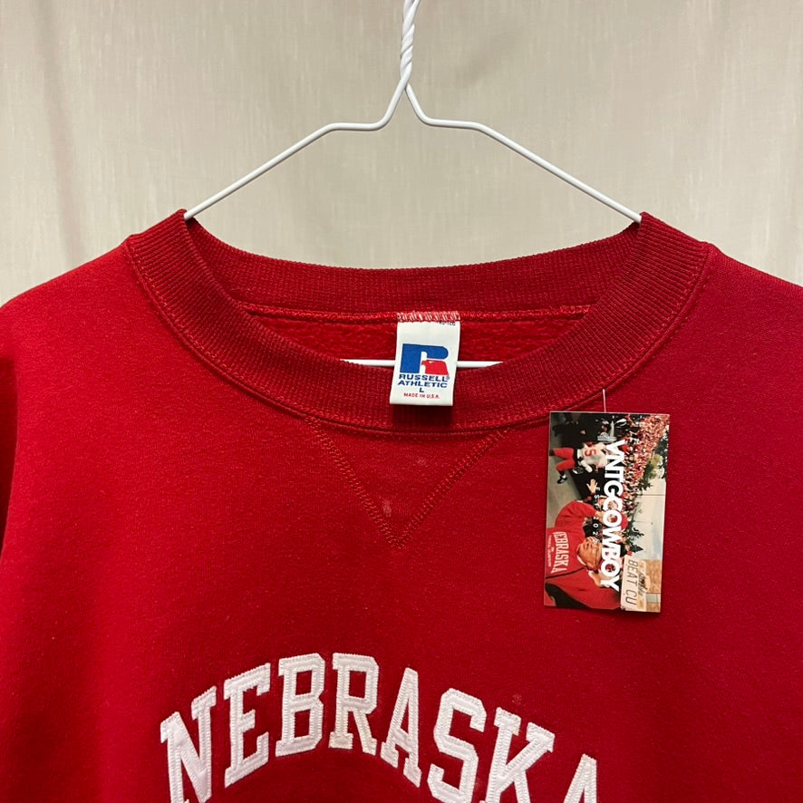 Vintage Nebraska Huskers Crewneck L