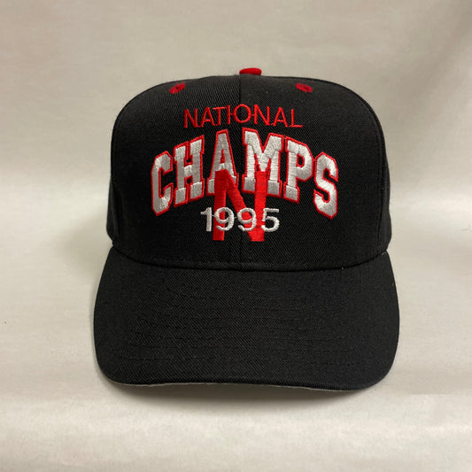 Vintage Nebraska Huskers 1995 National Champs Snapback Hat