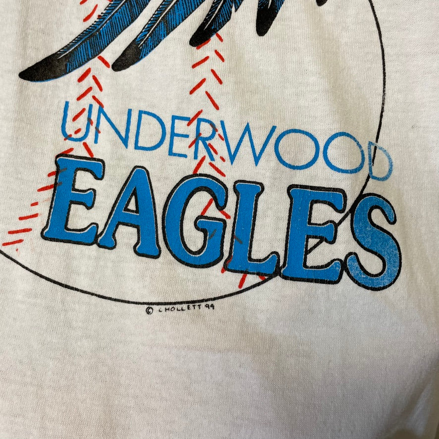 Vintage Underwood Eagles Baseball Shirt XL